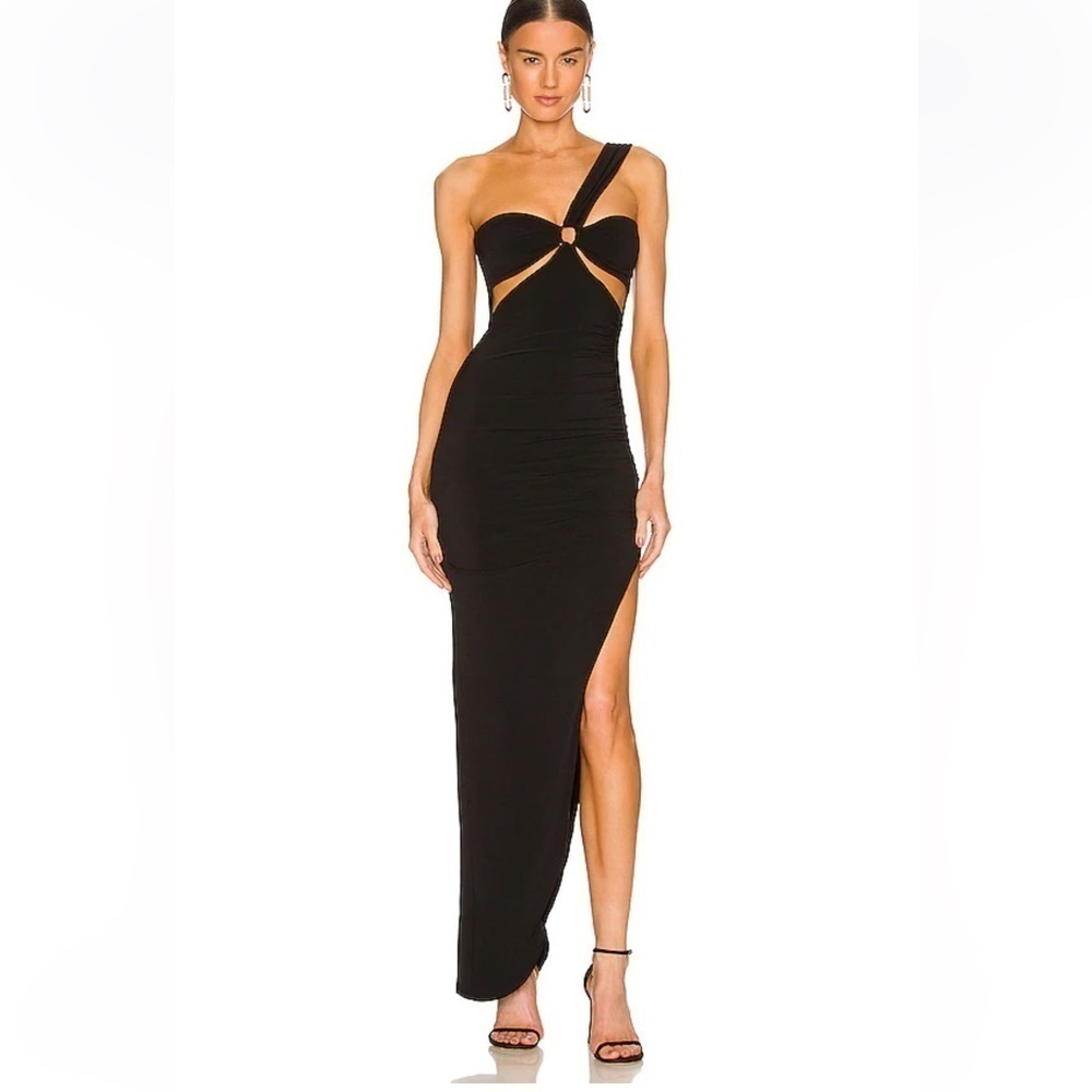 Revolve Nookie Small Riley Ring Maxi Black NWT MSRP $269 sold out online - Picture 6 of 10